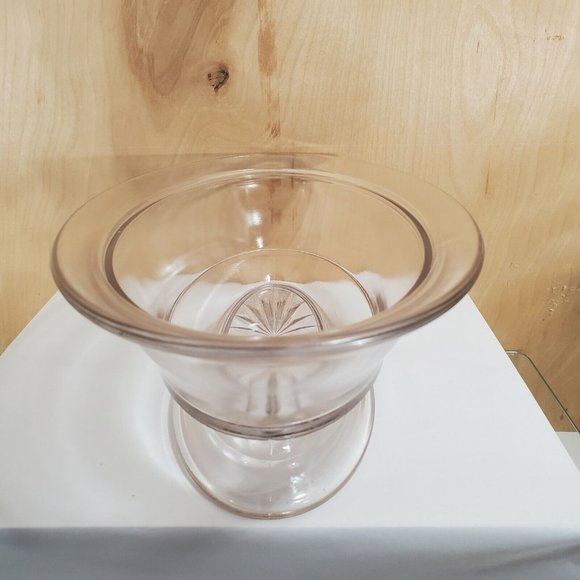 Pheasant and Ivy Lid Oval Dish 9.75"L clear with pink cast - Picture 4 of 12